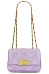 Valentino Quiltie 67 Small Shoulder Bag In Pale Iris