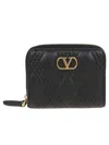 Valentino Quiltie 67 Wallet In Black