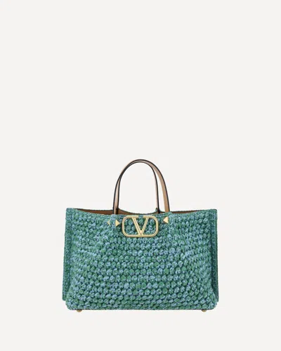 VALENTINO GARAVANI RAFFIA TOTE BAG