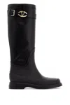 Valentino Rain Boots With Vlogo, The Bold Edition In Black