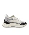 Valentino Ready Go Runner Low Top Sock Sneaker In White