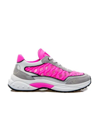 Valentino Garavani Ready Go Runner Low-top Trainers In Grey