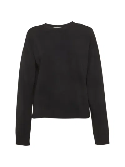Pre-owned Valentino Rear-slit Sweater In Black