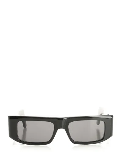Valentino Garavani Rectangular Acetate Glasses Black