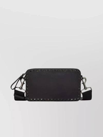 Valentino Garavani Rectangular Calf Leather Shoulder Bag