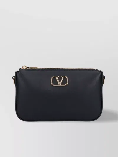 Valentino Garavani Rectangular Chain Strap Bag With Gold Hardware