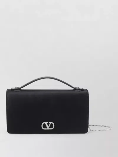 Valentino Garavani Rectangular Clutch Bag Chain Strap Handle In Animal Print