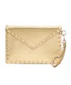 Valentino Rectangular Clutch In Nude