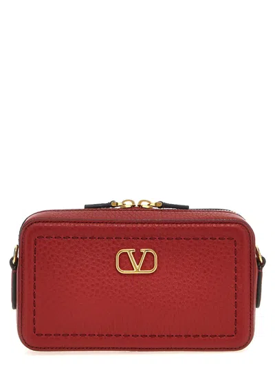 VALENTINO GARAVANI RED ALLTIME MINI CROSSBODY BAG