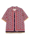 Valentino Bulles Royales Cotton Shirt In Multi