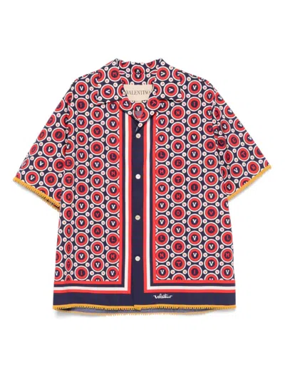 VALENTINO RED BULLES ROYALES COTTON SHIRT
