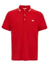 Valentino Vlogo Signature Cotton Polo Shirt In Red