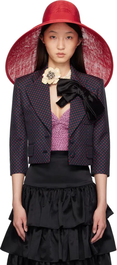 Valentino Garavani Red Large Brim Hat