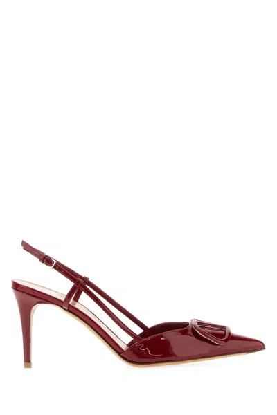 Valentino Garavani Red Leather Vlogo Signature Pumps