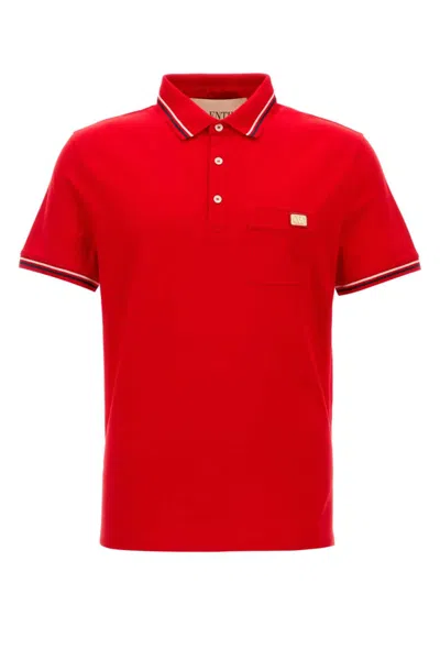 Valentino Red Logo Polo