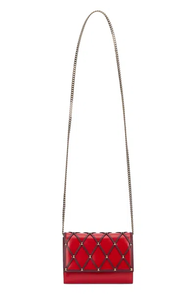 Valentino Garavani Red Modern And Practical Shoulder Bag