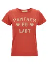 Valentino Panther Lady Graphic Print Crew Neck T-shirt