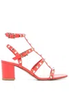 VALENTINO GARAVANI RED ROCKSTUD HEELS