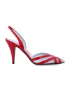 Valentino Slingback Pumps In Red