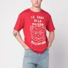 Valentino Garavani T-shirt With Le Chat De La Maison Print In Red
