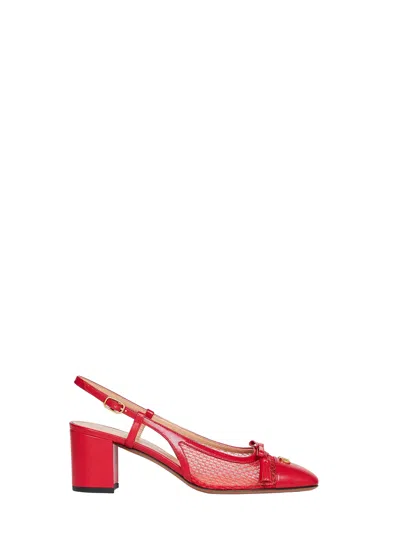 Valentino Garavani Red Valet Du Roi Slingback Pumps