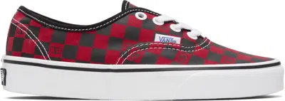 Valentino Garavani Red Vans Edition Low-top Vlogo Checkerboard Sneakers