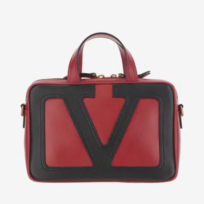 VALENTINO GARAVANI RED VIVA SUPERSTAR HANDBAG