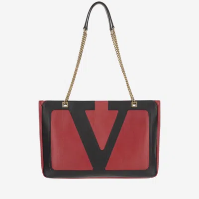 Valentino Garavani Red Viva Superstar Medium Tote