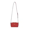 Valentino Garavani Textured Leather Crossbody Bag In Red
