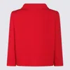 Valentino Red Wool Casual Jacket In Red