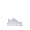Valentino Xl Leather Sneakers Rubber Studs In White