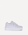 Valentino Xl Leather Sneakers Rubber Studs In White
