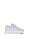 Valentino Xl Leather Sneakers Rubber Studs In White