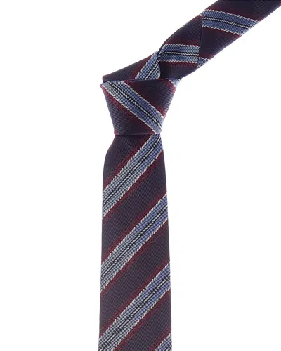 Valentino Garavani Valentino Regimental Silk Tie In Blue