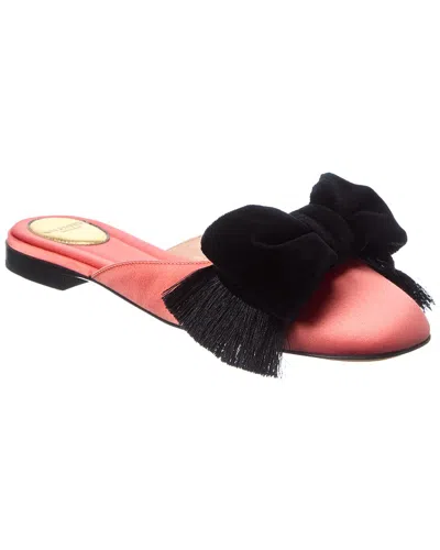 Valentino Garavani Valentino Reinette Satin Mule In Multi