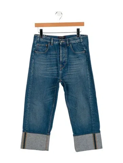 Pre-owned Valentino Relaxed Fit Jeans In Blue