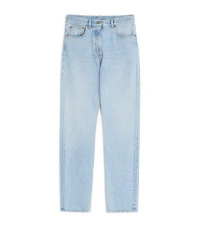 VALENTINO MID-RISE STRAIGHT JEANS