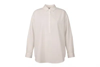 Valentino Relaxed-fit Cotton Shirt In Neutral
