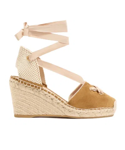 Valentino Garavani Resort Wedge Heels In Brown