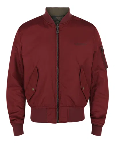 Valentino Reversible Bomber Jacket In Red
