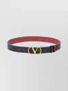 Valentino Reversible Vlogo Signature Belt In Black