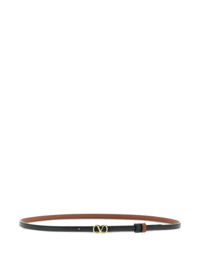 Valentino Garavani Reversible Vlogo Signature Belt In Black