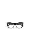 Valentino Rhinestone Embellished Glasses In Transparent