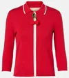 Valentino Ribbed-knit Cotton Cardigan
