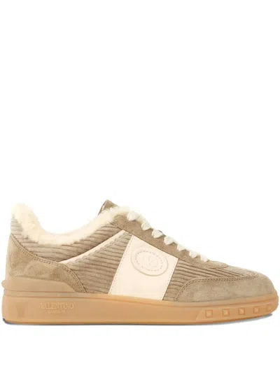 Valentino Garavani Upvillage Low-top Sneakers In Brown