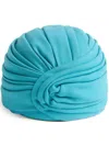 Valentino Rigid Wool Turban In Blue