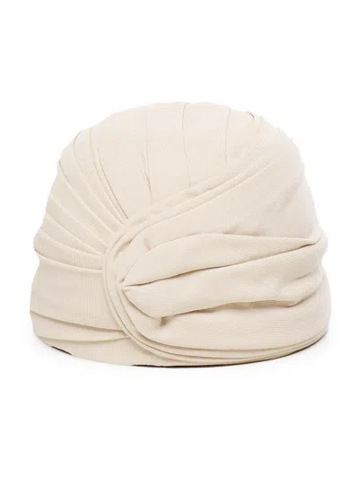 VALENTINO GARAVANI RIGID WOOL TURBAN
