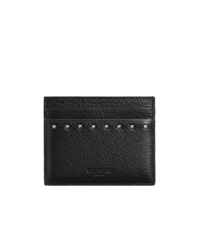 Valentino Garavani Rivet Card In Black