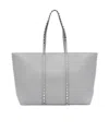 Valentino Rockstud Tote Bag In Gray
