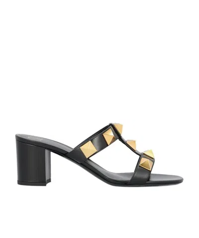VALENTINO GARAVANI RIVET HIGH-HEELED SANDALS